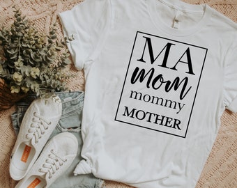 Mom svg - Mother svg - Ma Mom Mommy Mother svg - Mom Shirt svg - Mom digital cut file - Momlife svg - Mother Digital Cut File - Mom Gift svg