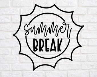Vacaciones de verano svg - Vacaciones de verano svg - Maestro svg - Educador svg - Maestro Regalo svg - Modo vacaciones svg - Teacher Summer Vacation svg