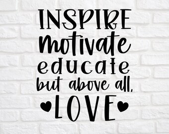 Klas teken svg - klas citaat svg - liefde wint svg - inspirerende klas citaat svg - leraar svg - teken leraar svg - png dxf eps