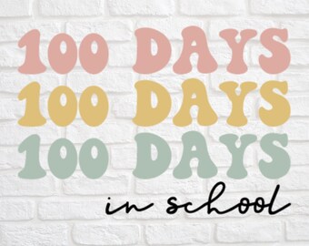 100 días de escuela svg - 100.º día de escuela svg - 100 días de escuela camiseta svg - 100.º día de escuela camiseta svg - 100 días svg - 100.º día