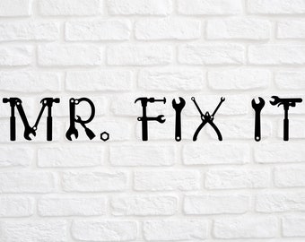 Father's Day svg - Fathers Day svg - Dad svg - Garage svg - Tools svg - Mr. Fix It svg - Mr Fix It svg - Dad Tools svg - Grandpa svg -