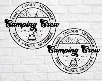 Camping svg - Camp svg - Sommer svg - Camping Crew svg - Camping Freunde svg - Sommer Camping svg - Camping Shirt svg - Camping Becher svg