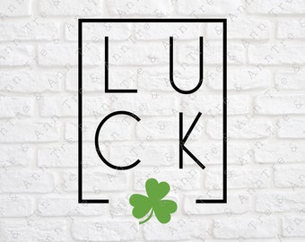 St. Patrick's Day svg - Saint Patricks Day svg - Luck svg - Lucky svg - Shamrock svg - St. Paddy's Day svg - digital cut file - dxf -eps-png