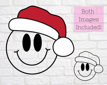 Retro Christmas svg - Retro Smiley svg - Retro Santa svg - Merry Christmas svg - Christmas Shirt svg - Retro Christmas Shirt svg - png