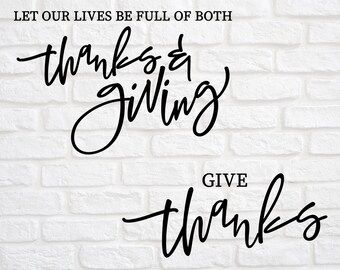 Thanksgiving Svg - Thanksgiving Sign SVG - Thanksgiving Quote svg - Herbst Zitat svg - Herbst Deko svg - Fall Bundle svg - Thanksgiving png