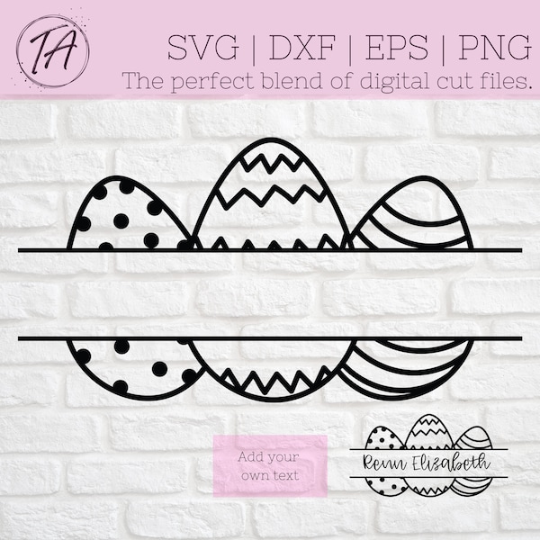 Easter Monogram svg - Easter Bag svg - Easter Basket svg - Easter Egg Monogram svg - Customizable Easter svg - Easter Name svg - Easter Egg