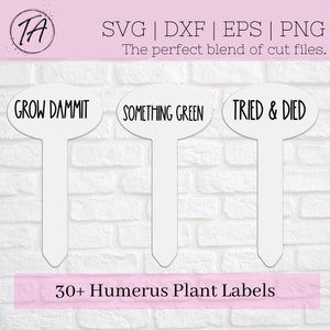 Plant Labels svg - Funny Plant Labels svg - Gardening Labels svg - Garden Markers svg - Plant Markers svg - Funny Plant Markers svg -