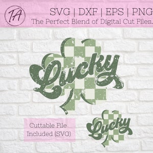 Lucky svg - Lucky png - Lucky Shamrock svg - Lucky Shamrock png - St. Patrick&#39;s Day svg - St. Patrick&#39;s Day png - Sublimación png - svg -