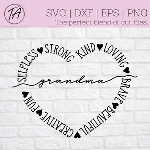 Grandma svg - Mothers day svg - Mother's Day svg - Mother's Day Tshirt svg - Mothers day T Shirt svg - Grandmother svg - Love Mom svg