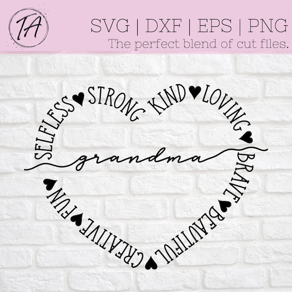 Grandma svg - Mothers day svg - Mother's Day svg - Mother's Day Tshirt svg - Mothers day T Shirt svg - Grandmother svg - Love Mom svg