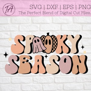 Spooky Season svg - Spooky Season png - Spooky svg - Spooky png  - Halloween svg - Halloween png - Spooky Vibes png - Spooky Vibes svg