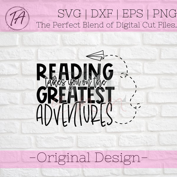 Reading svg - Reading Adventures svg - Classroom Library svg - Library svg - Classroom Decor svg - Reading Classroom svg -Books svg-Book svg