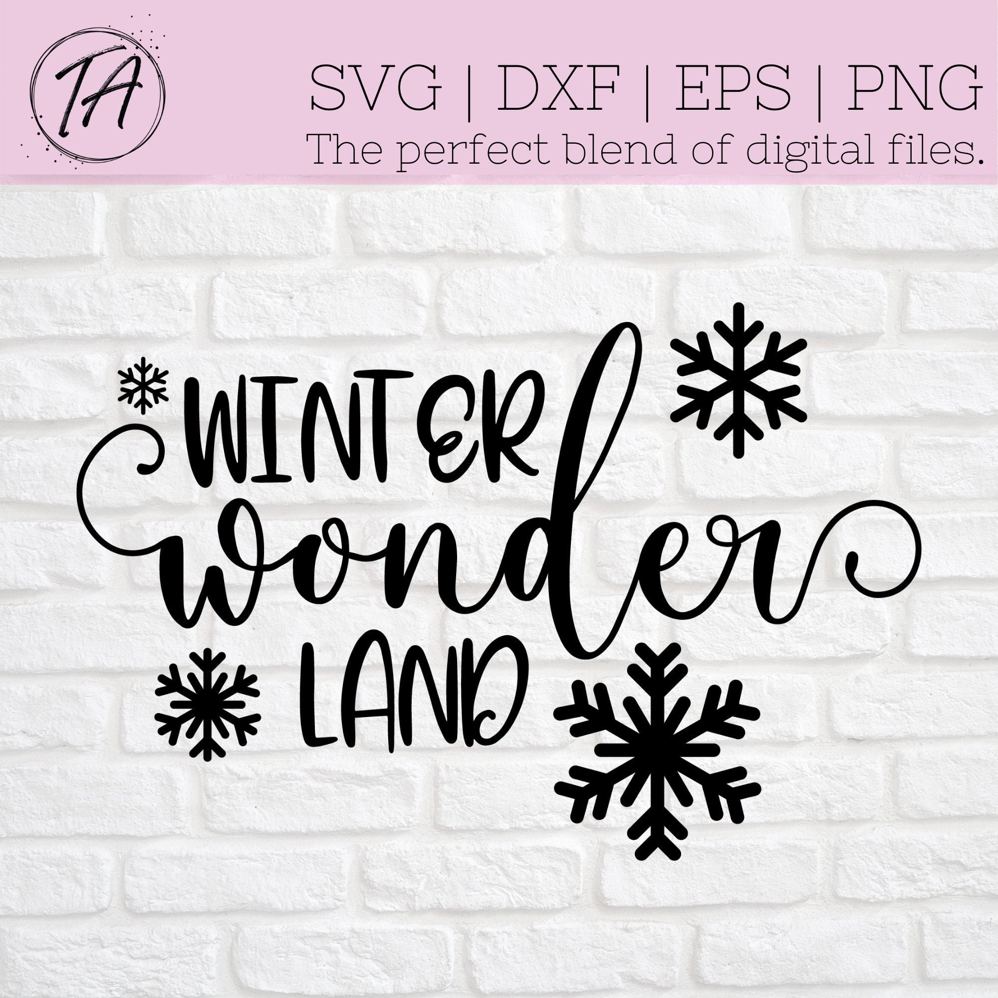 Winter Wonderland Svg - Winter Svg - Winter Quote Svg - Christmas Svg ...