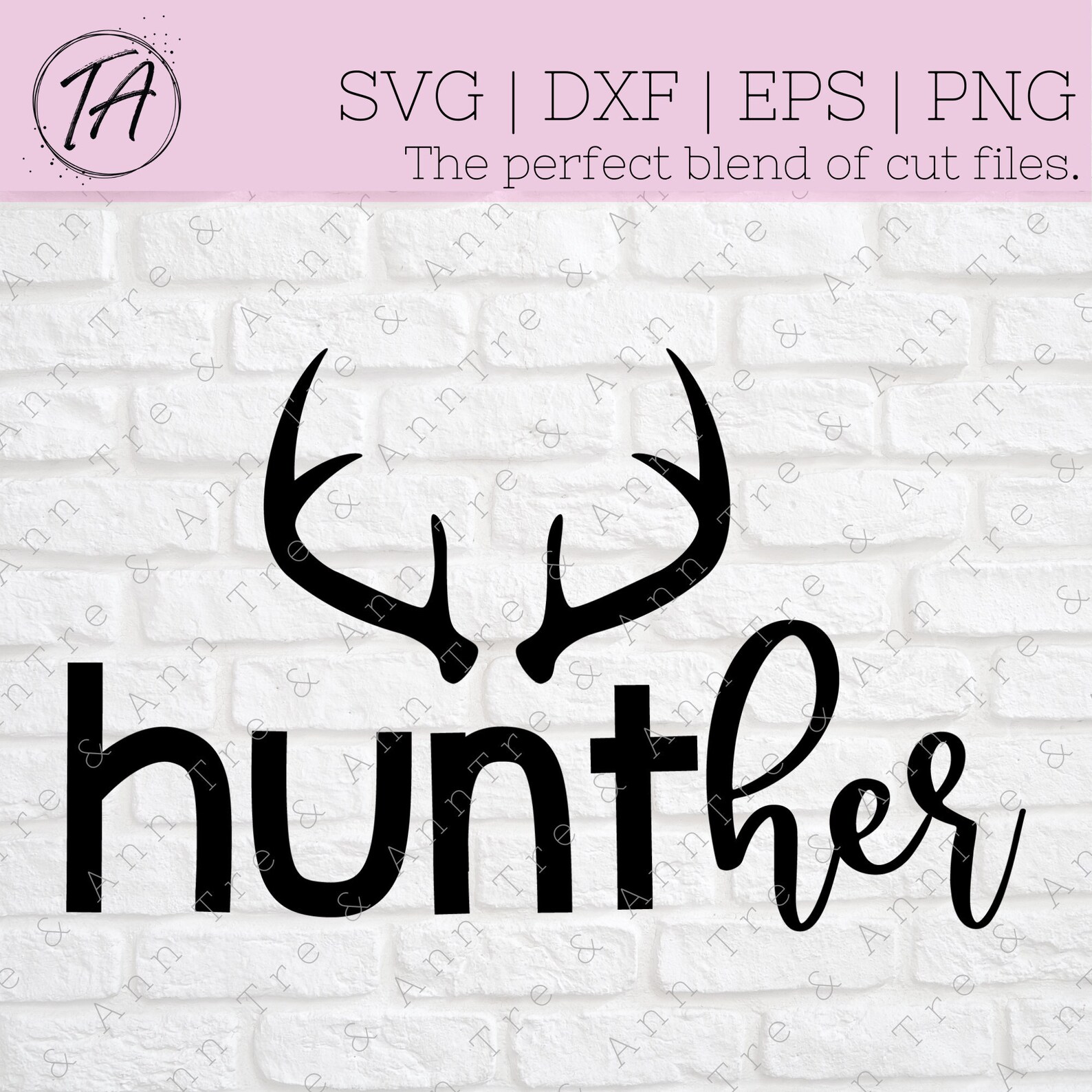 Hunter Svg Female Hunter Svg Girl Hunter Svg Girl Etsy