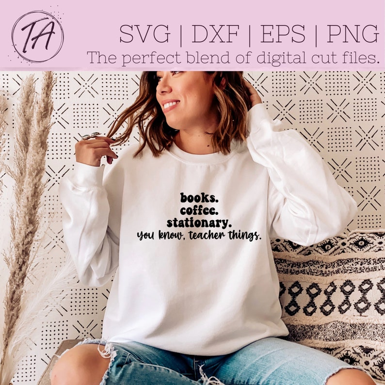 Download Teacher svg Teacher Things svg Retro Teacher svg Funny | Etsy