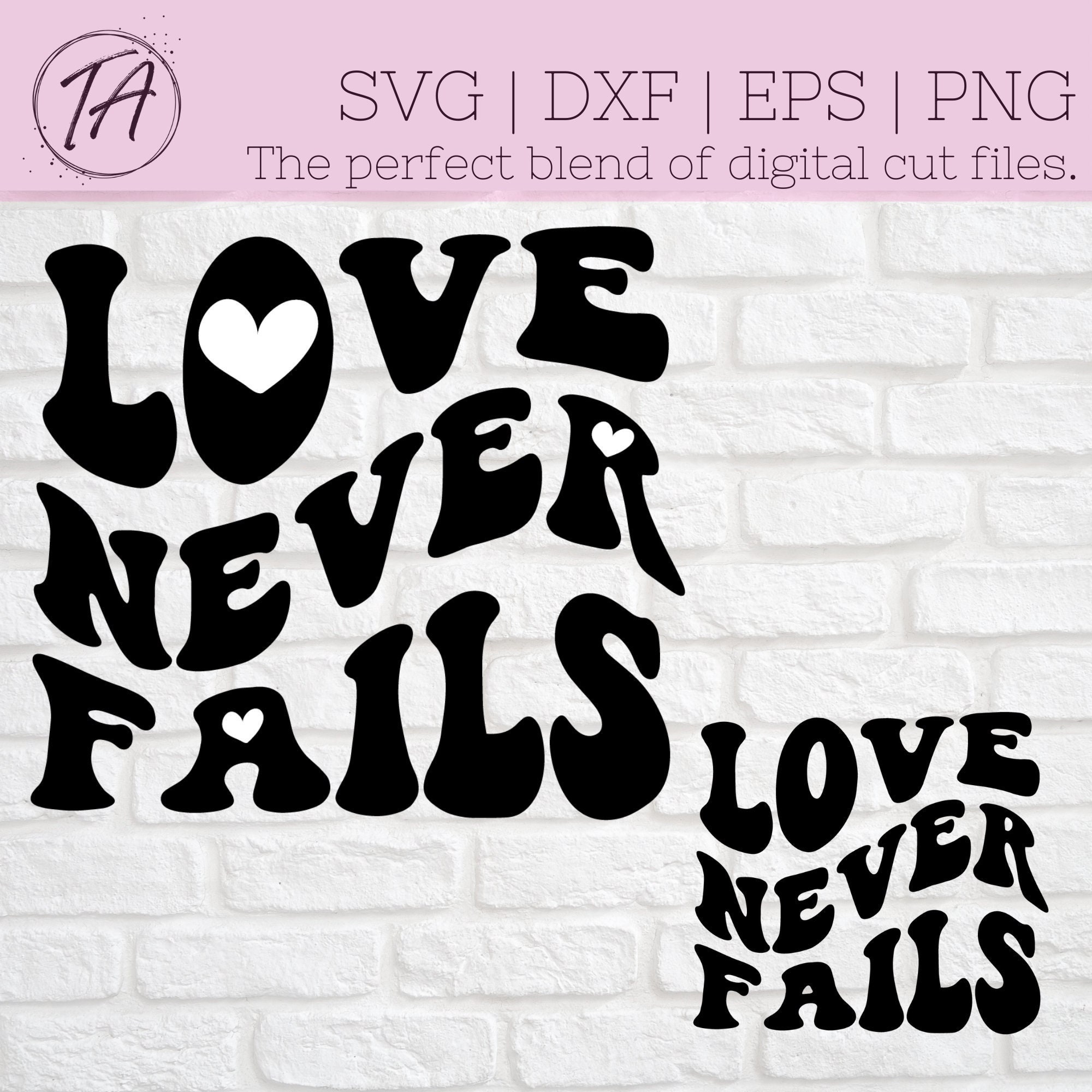 Retro Svg Love Never Fails Svg Retro Sweater Design Svg - Etsy