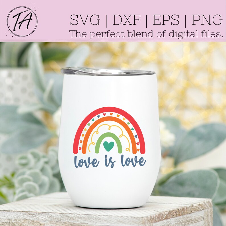 Love is Love Svg Pride Svg Gay Pride Svg Gay Svg - Etsy
