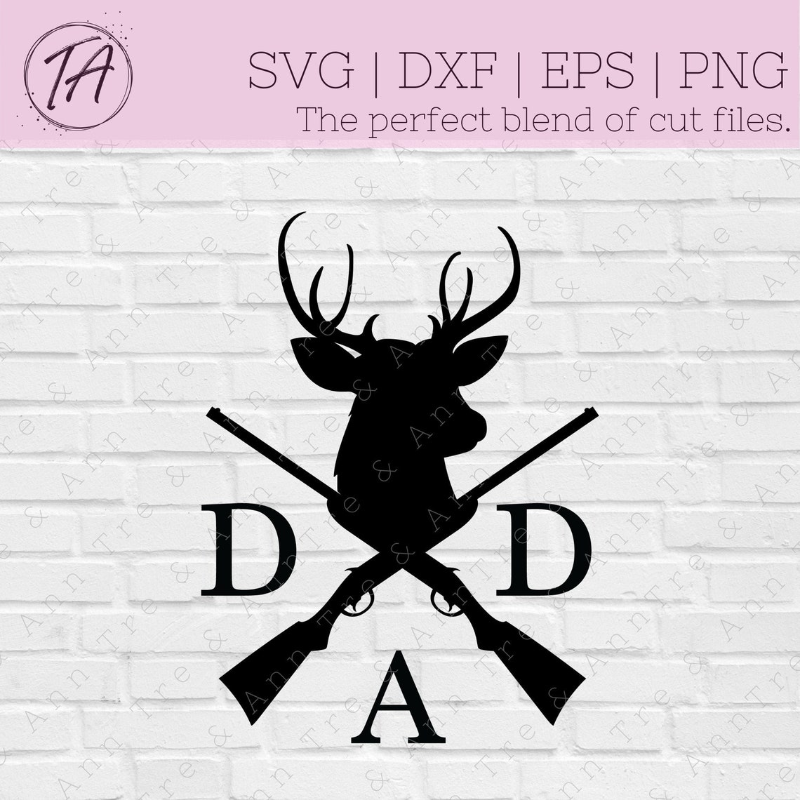 Hunting Dad Svg Dad Hunter Svg Hunting Svg Deer Hunting Etsy