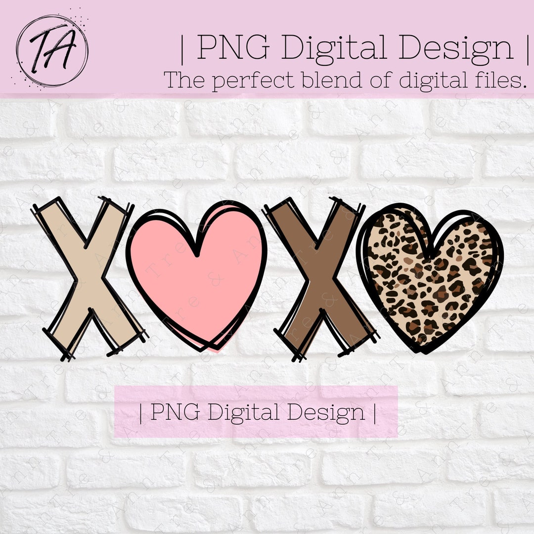 XOXO Png - Valentine's Day Png - Valentines Day Png - Love Png - Hugs ...