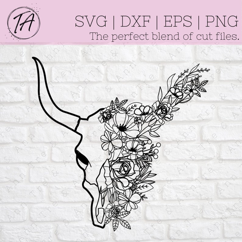 Download Animal Skull Svg Cow Skull Svg Dxf Png Cow Svg Floral Animal Skull Svg Cow Flowers Svg Floral Skull Svg Floral Cow Skull Svg Digital Drawing Illustration Shantived Com