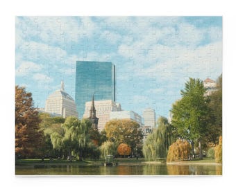 Quebra-cabeça do horizonte de Boston | 500/252/120 peças