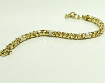 14k Wheat Bracelet - Etsy