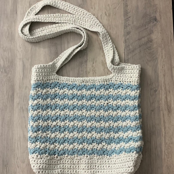 Patrón de ganchillo: Tote Summer Waves