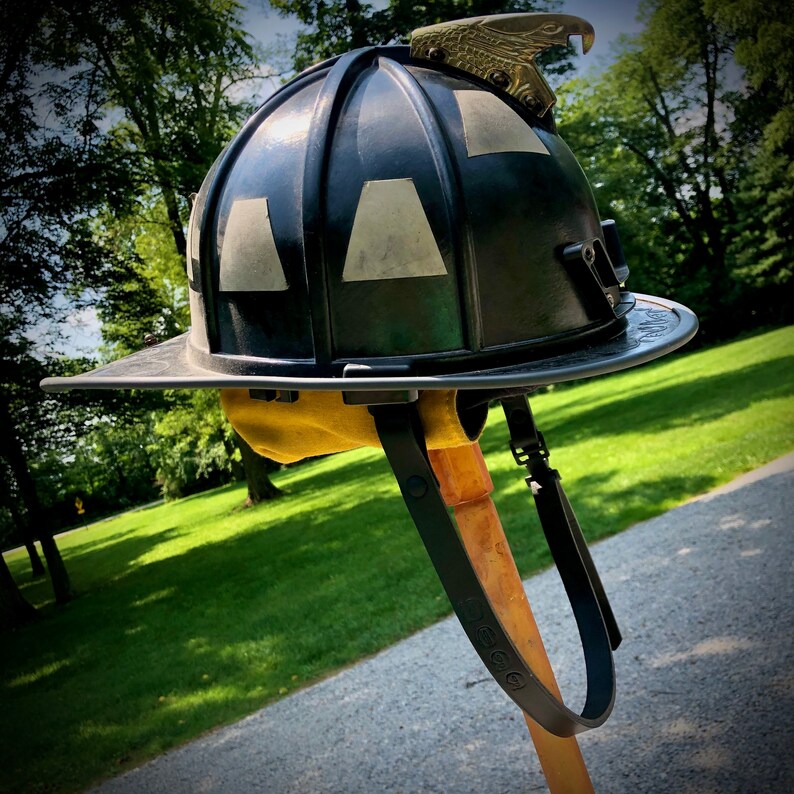 Leather Fire Helmet Strap no Buckle Etsy