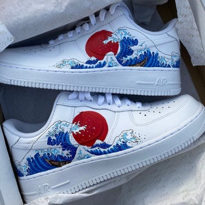 Air Force 1 The Great Wave off Kanagawa Print Custom | Etsy