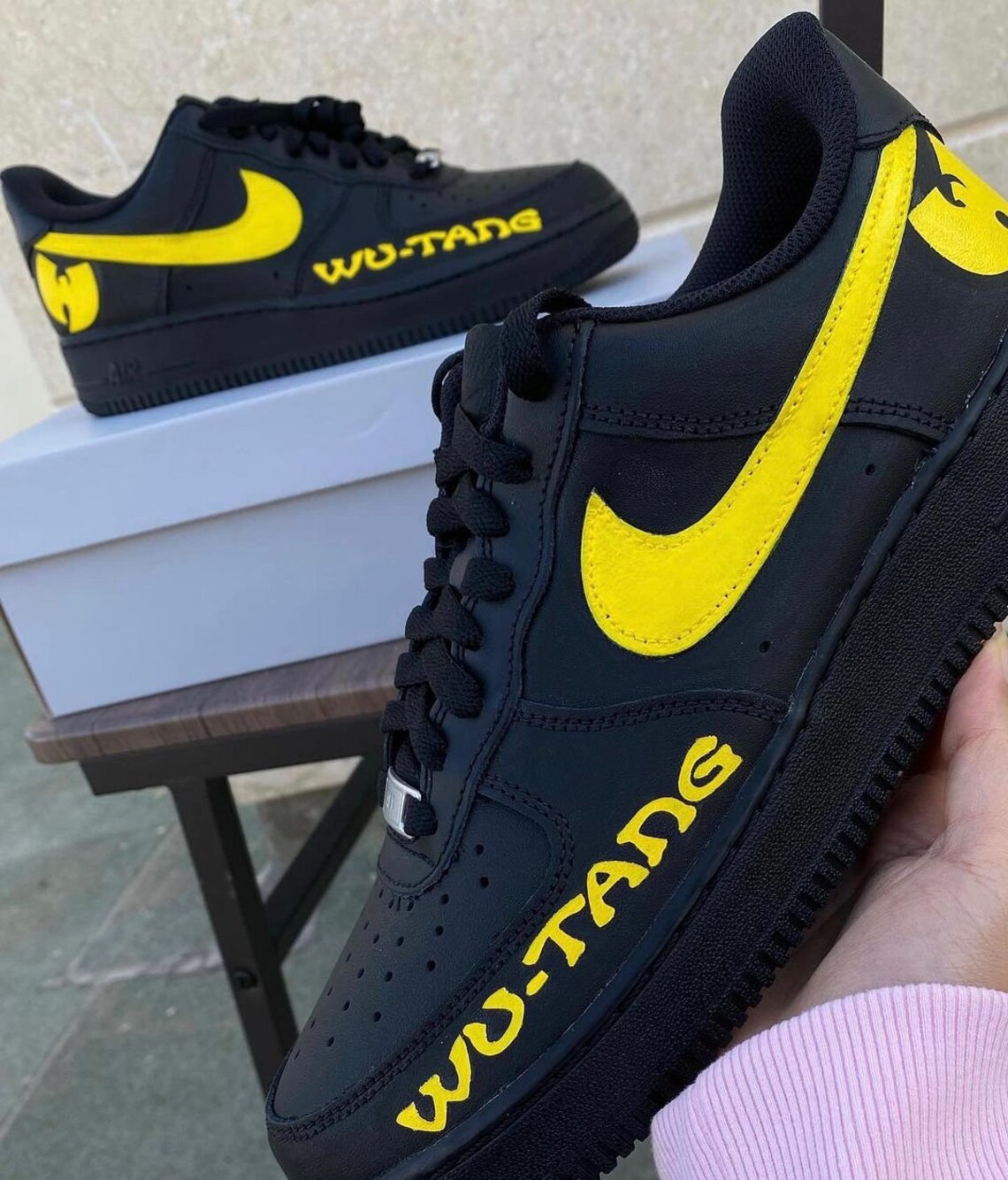 Air Force 1 Custom For Men Hand Painted Sneakers Wu-Tang | Etsy
