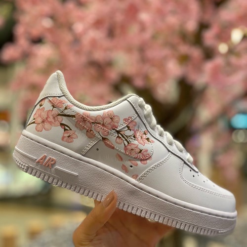 custom af1 cherry blossom