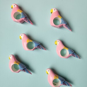 Parrot Napkin Rings Etsy
