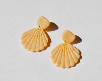 Himalayan Salt Lamp Style Shell Earrings