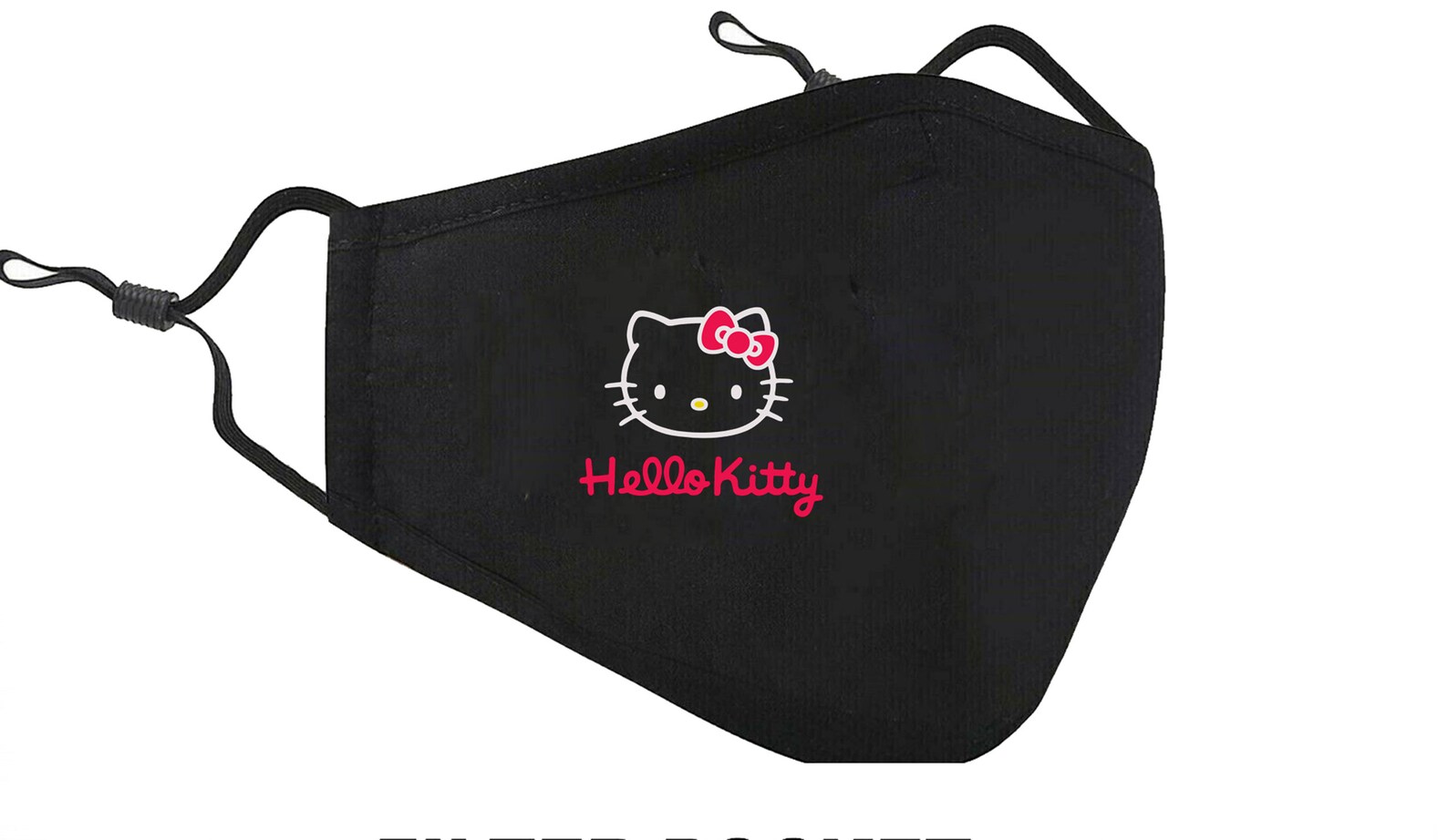 Custom Printed Cute Hello Kitty Face Mask Adult/Kids | Etsy
