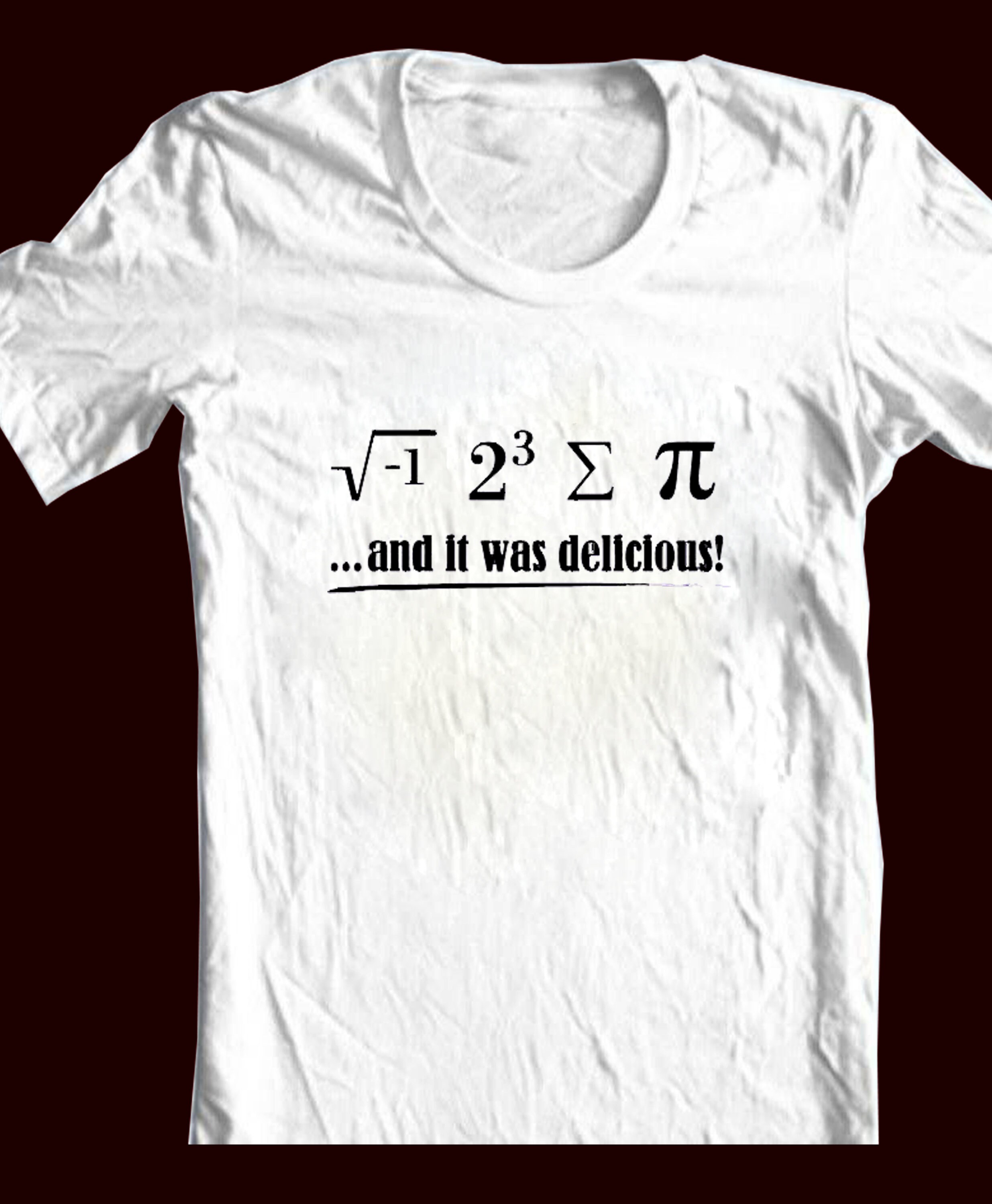 Funny T Shirts Novelty I Ate Some Pi tshirt Maths 8 Sum Pie | Etsy