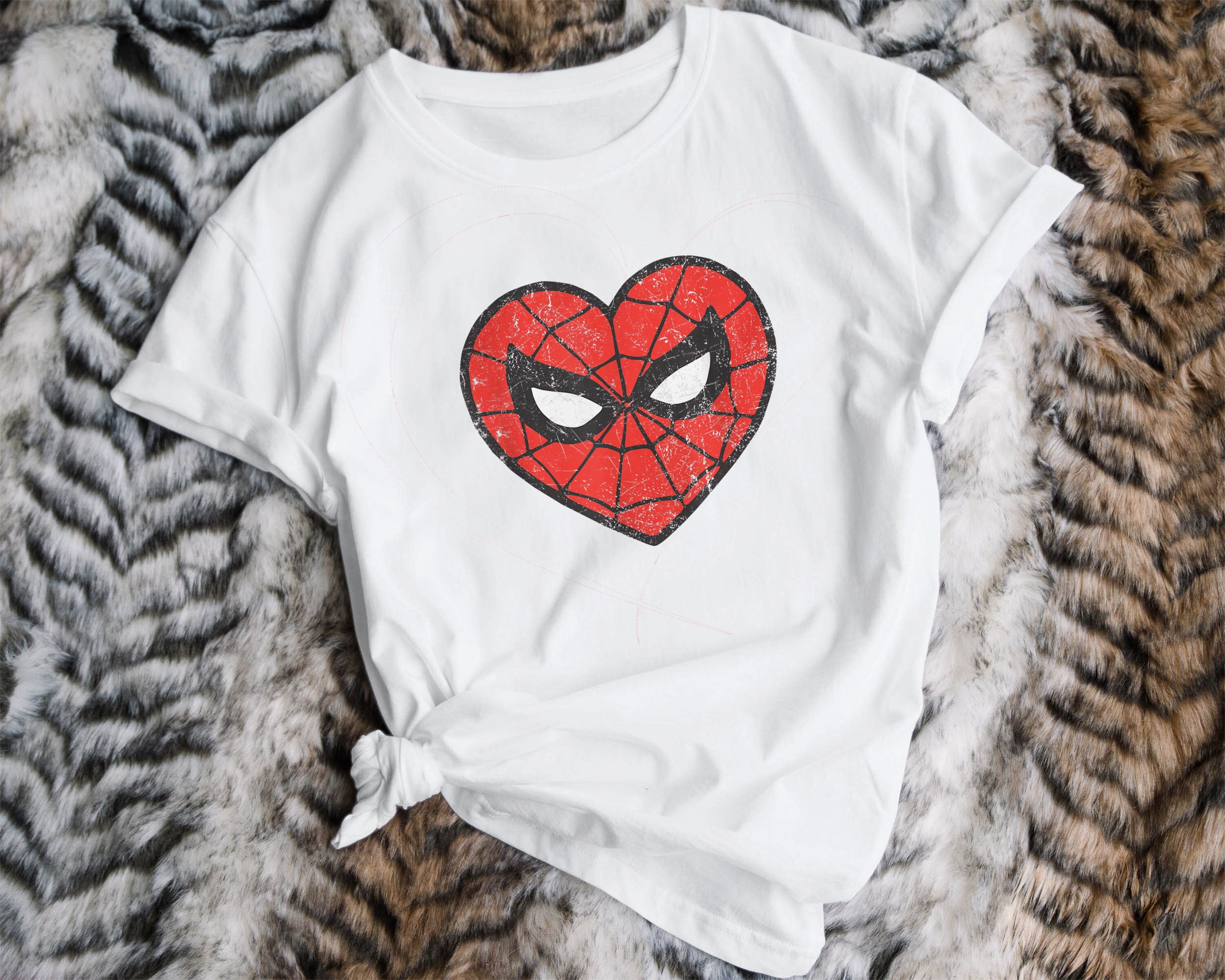 10/12 Black L Visiter la boutique MarvelMarvel Girls' Spiderman Heart Face Tee 
