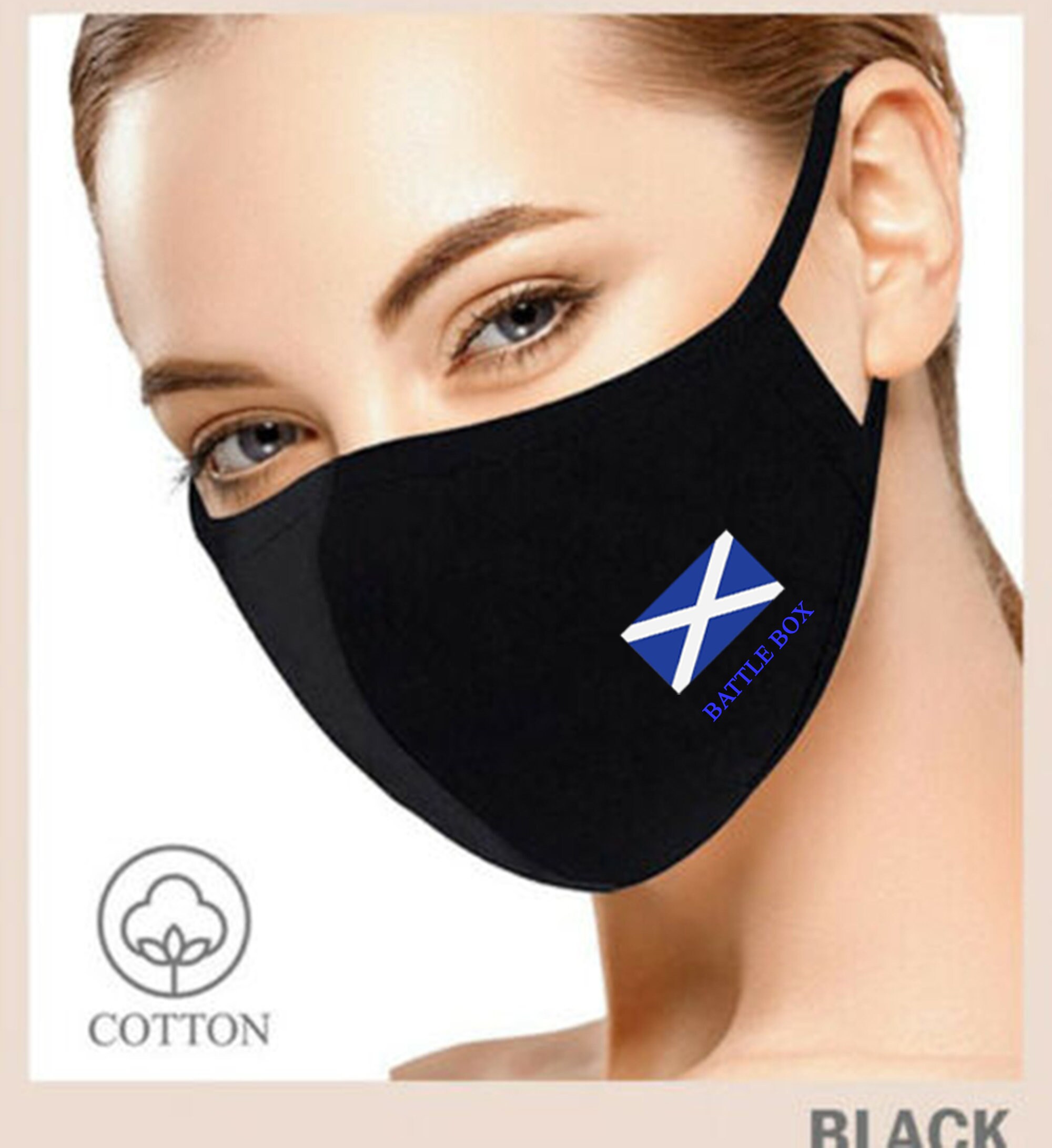 Scotland Flag Mask Protective Covering Washable Reusable Etsy