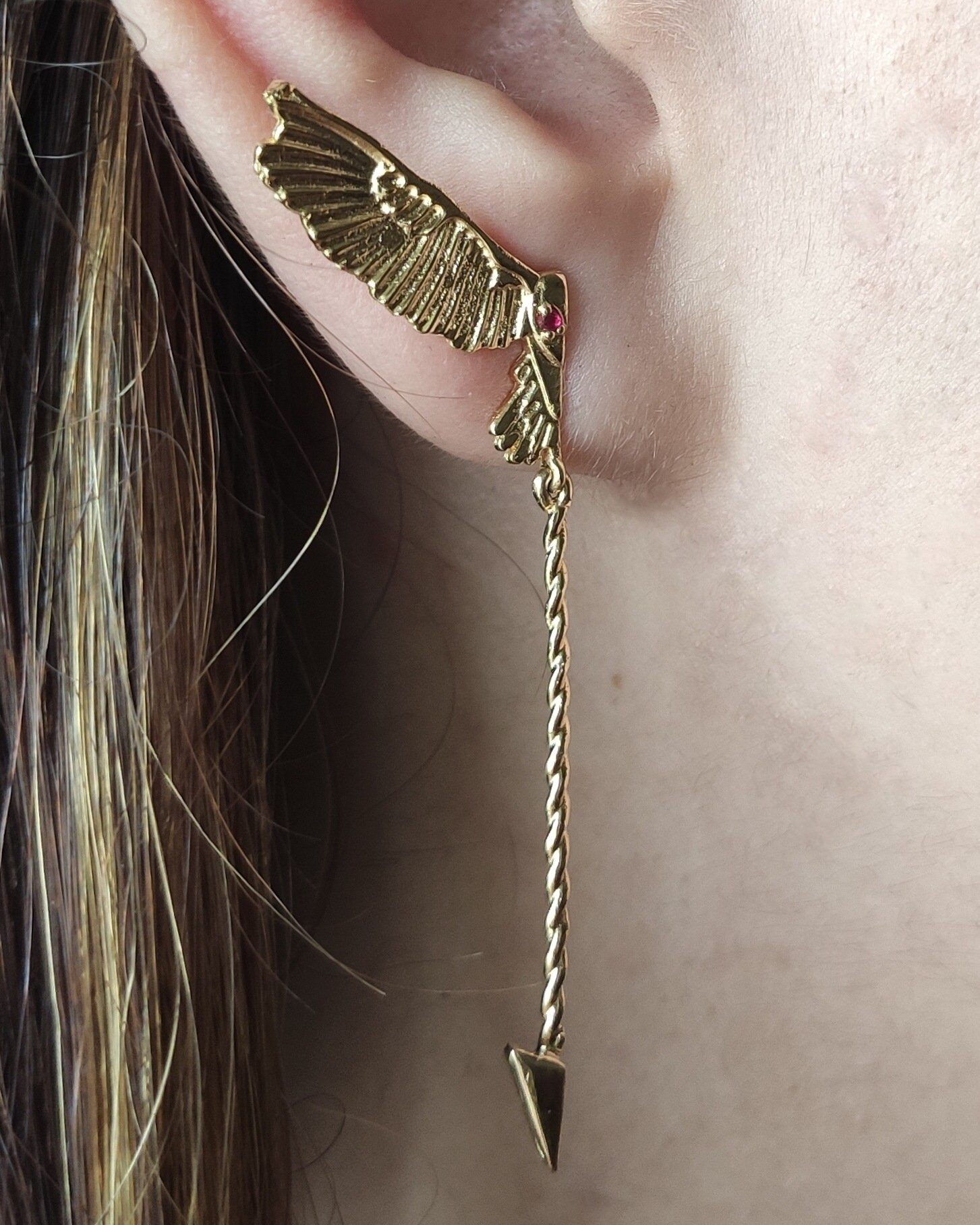 Athena Earrings Etsy