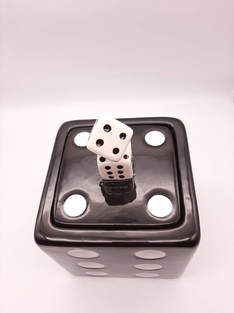 Cookie Jar Cracker Barrel Family Fun Night Dice Cookie Jar Etsy