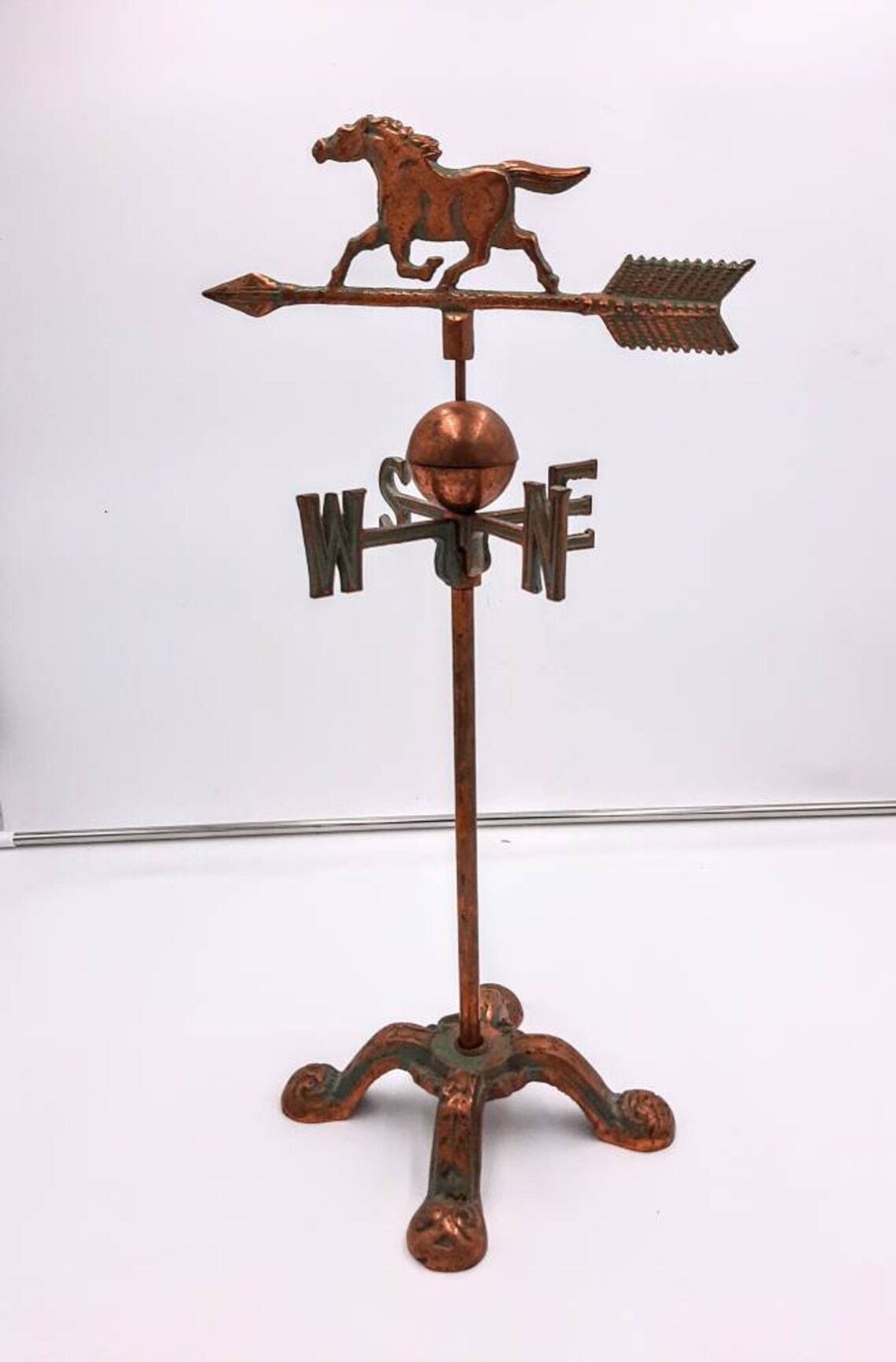 Weathervane Vintage brass and copper horse weathervane Etsy