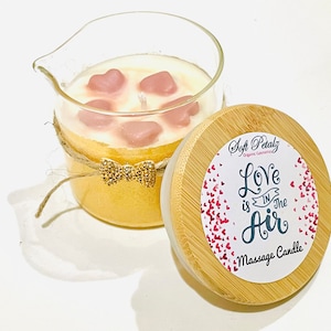 Soft Petalz Love In The Air Massage Candle