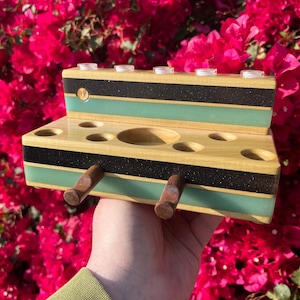 poplar dab station with resin