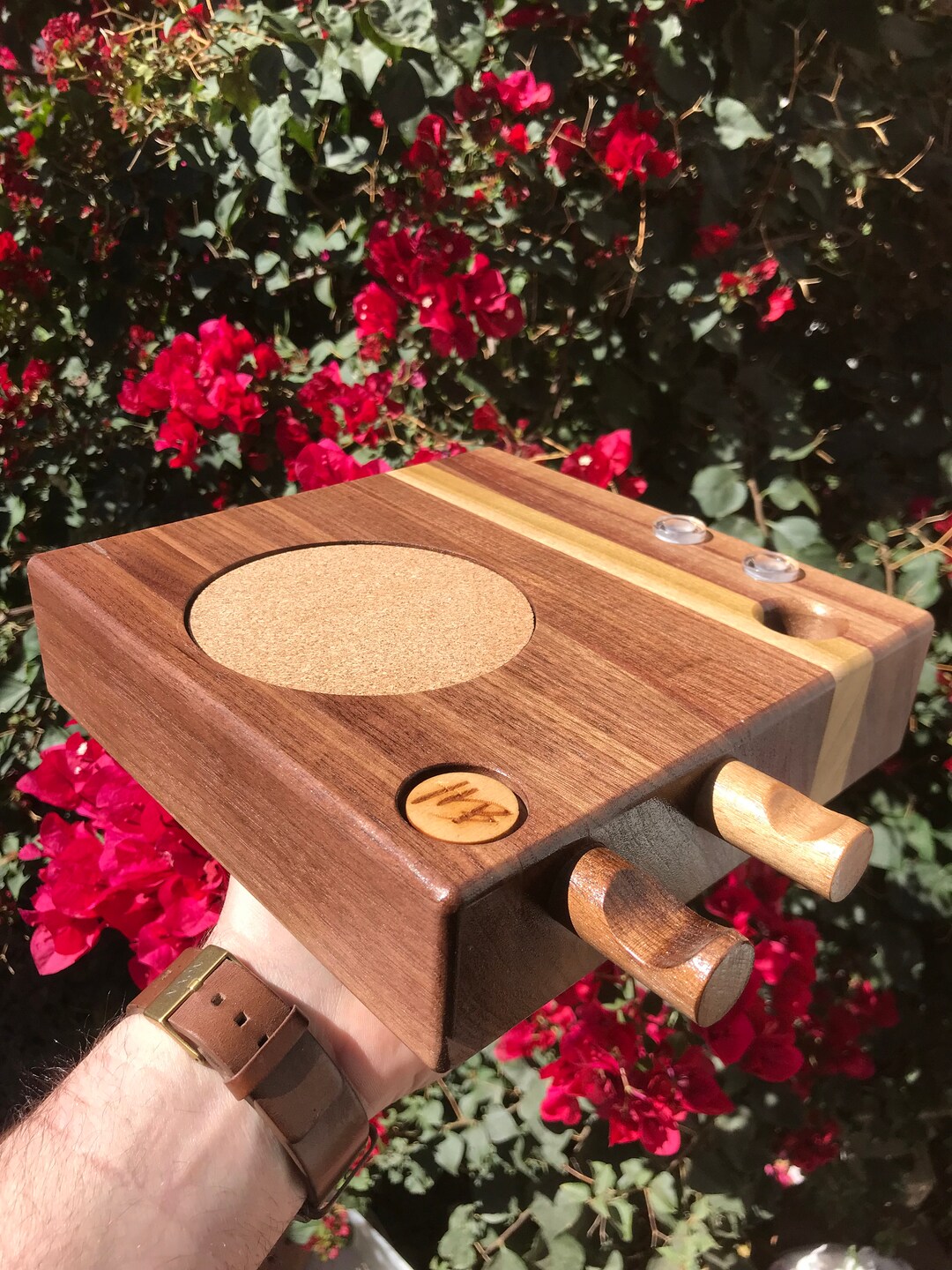 Rig Riser: Butcher Block Style Display - 8x8x2