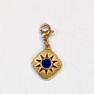 Charm sol, joyería personalizada, collar de corazón, regalo del Día de la Madre, collar de corazón de oro,