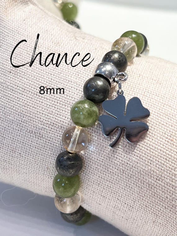 Bracelet porte bonheur, pierres naturelle, citrine, péridot, pyrite, perle 8mm, cadeau de noël, acier inoxydable, cristaux de guérison