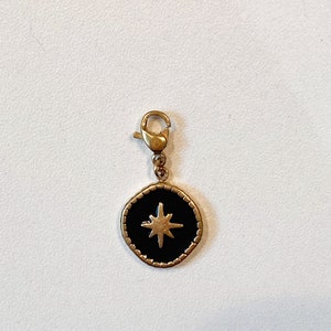Charm estrella, joyería personalizada, collar de corazón, regalo del Día de la Madre, collar de corazón de oro,