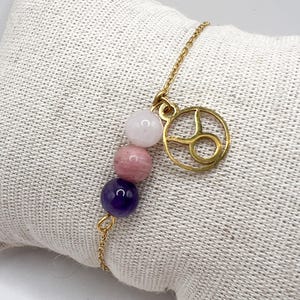 Bracciale Donna Miluna L'Argento di Miss Italia Placcato Oro Rosa e