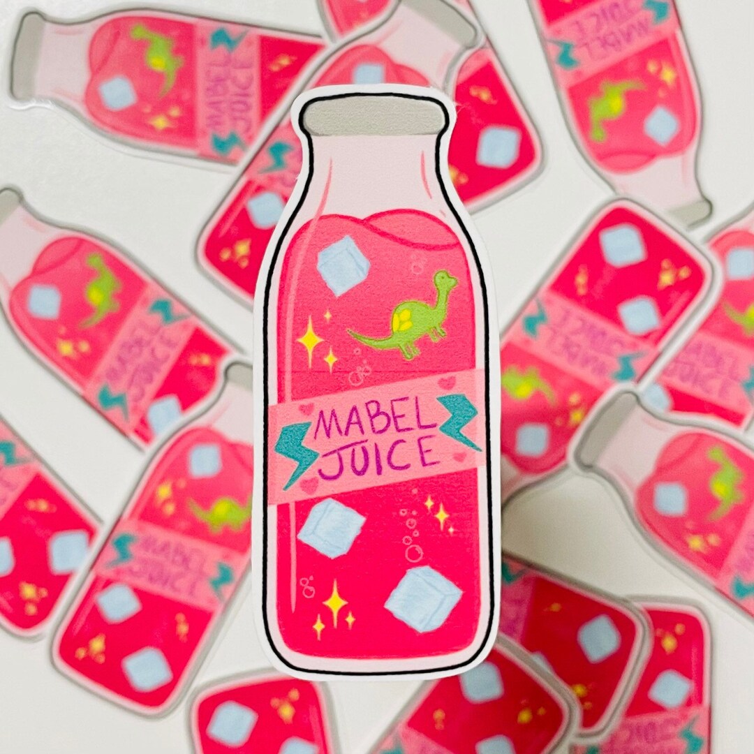 Mabel Juice Sticker NEW V2 gravity Falls Sticker, Mabel Sticker