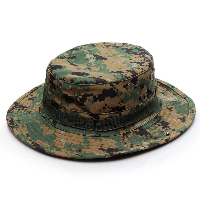 thumbnail image 2 of Military Style Boonie Hat With Cord & Toggle – Mitchells Cap Co 2 of 14