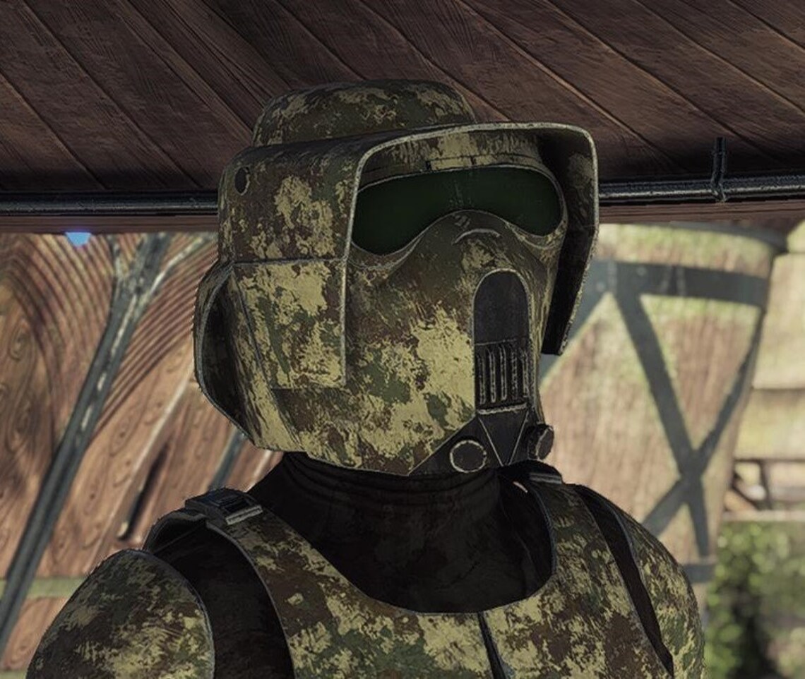Kashyyyk Clone Scout Trooper Helmet Archivos digitales Etsy